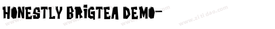 Honestly Brigtea Demo字体转换